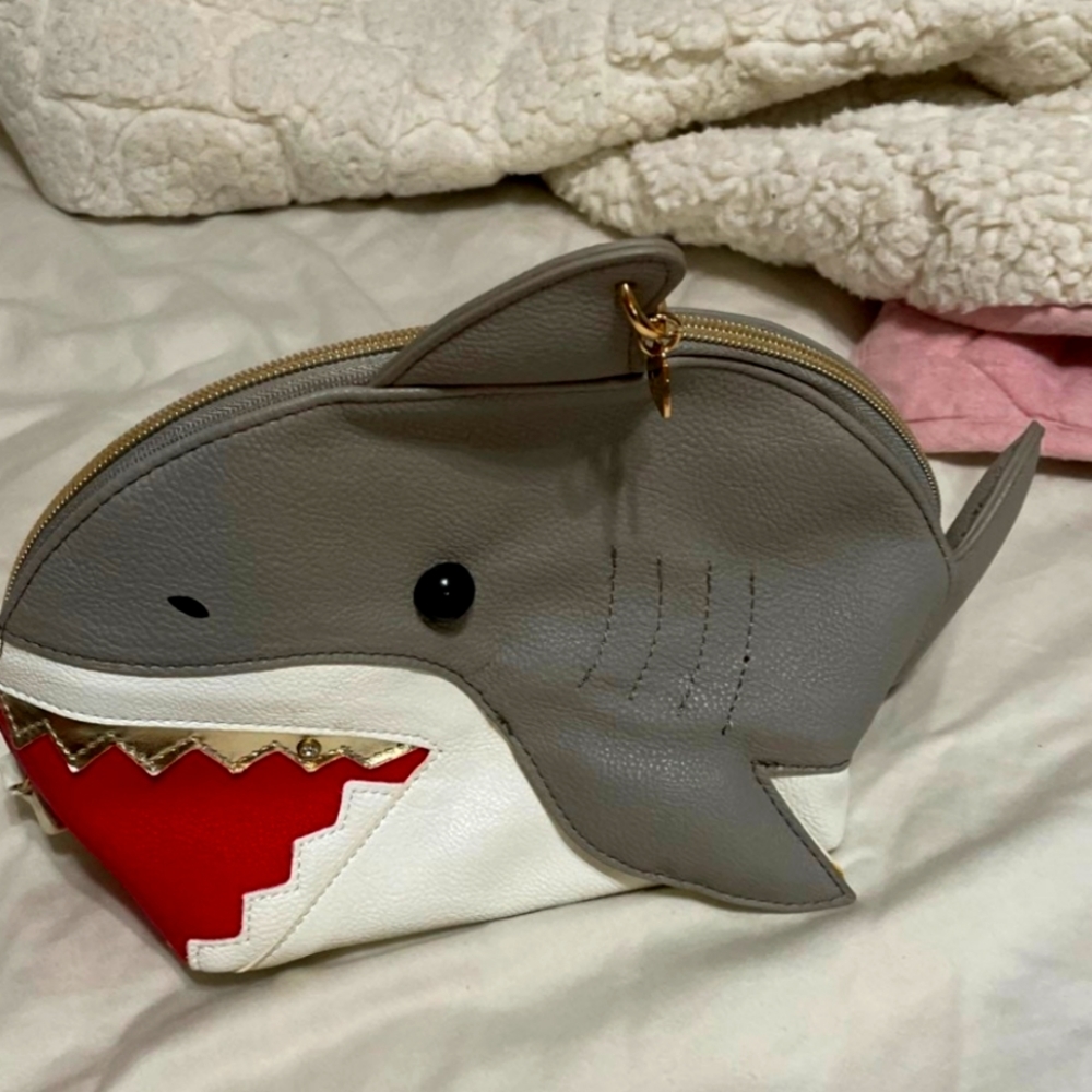ISO Betsey Johnson Shark Cosmetic Bag